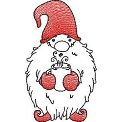 Stickdatei - Winter Gnom 4